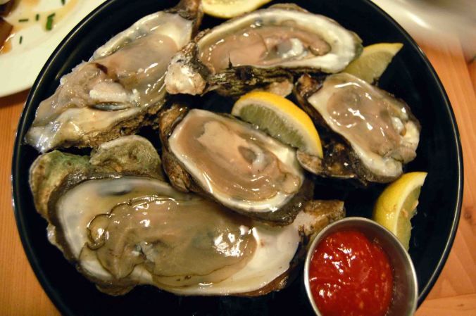 Louisiana oysters on the half shell